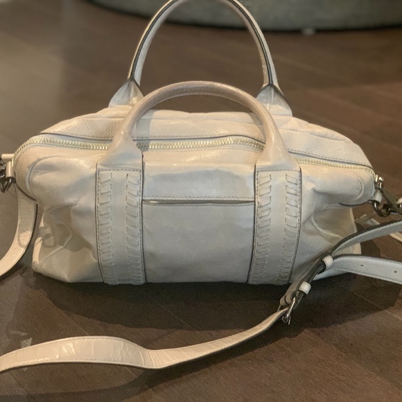 Rebecca Minkoff Light Grey Vanity Satchel - Picture 1 of 6